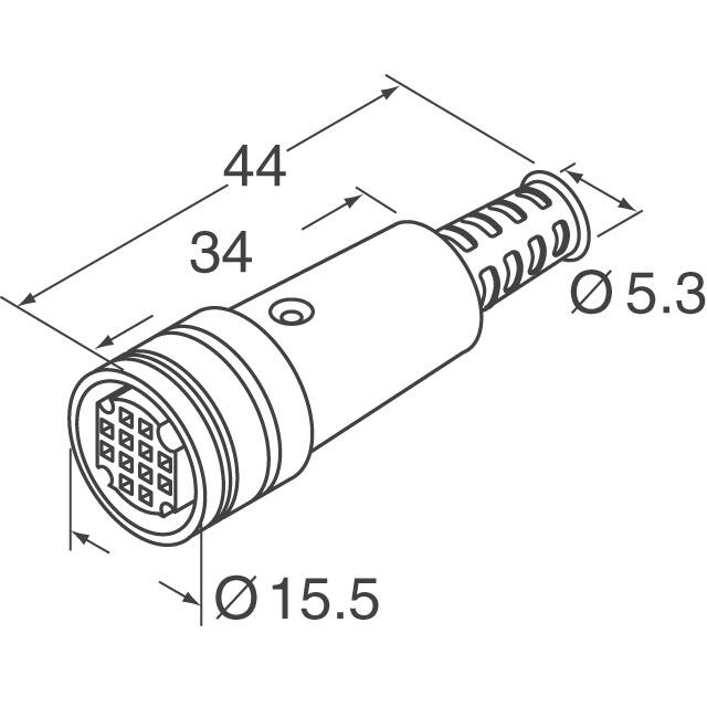 RP17-13J-12SC(71) Hirose Electric Co Ltd  Rundsteckverbindergehäuse